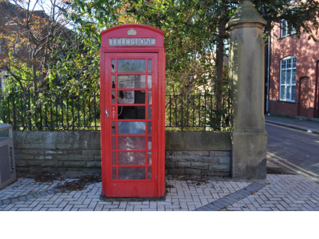 K6 Telephone Kiosk to N of Tyldesley Chapel
